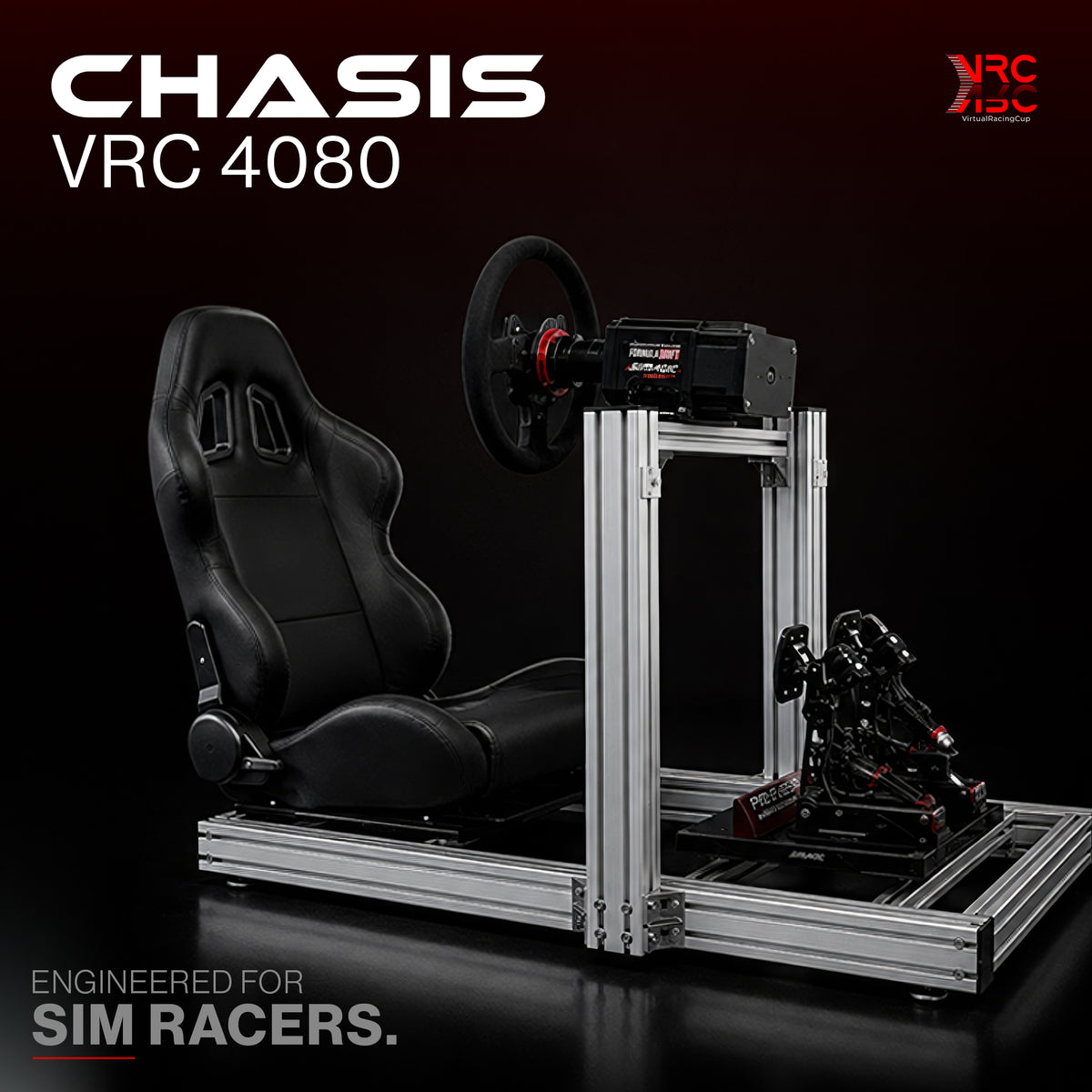 VRC Chasis Sim Racing 4080 con Asiento