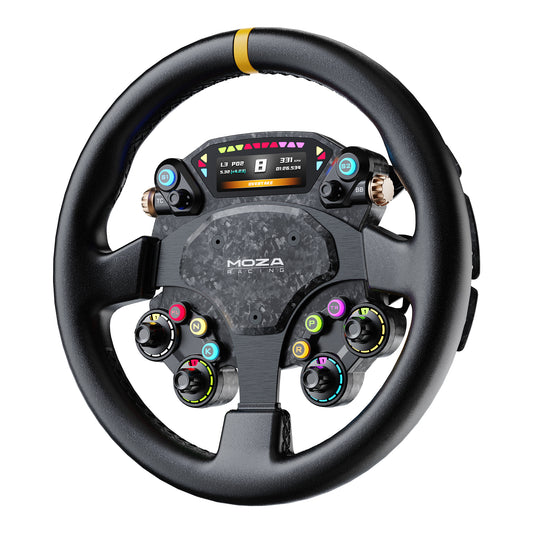 MOZA R9 V3 con CS PRO y SRP2