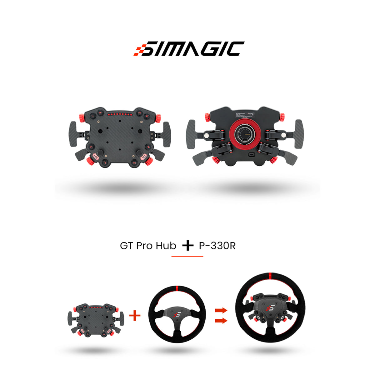Simagic GT Pro Hub & P-330R (Suede)