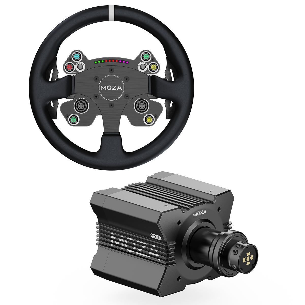MOZA R12 V2 con CS V2P