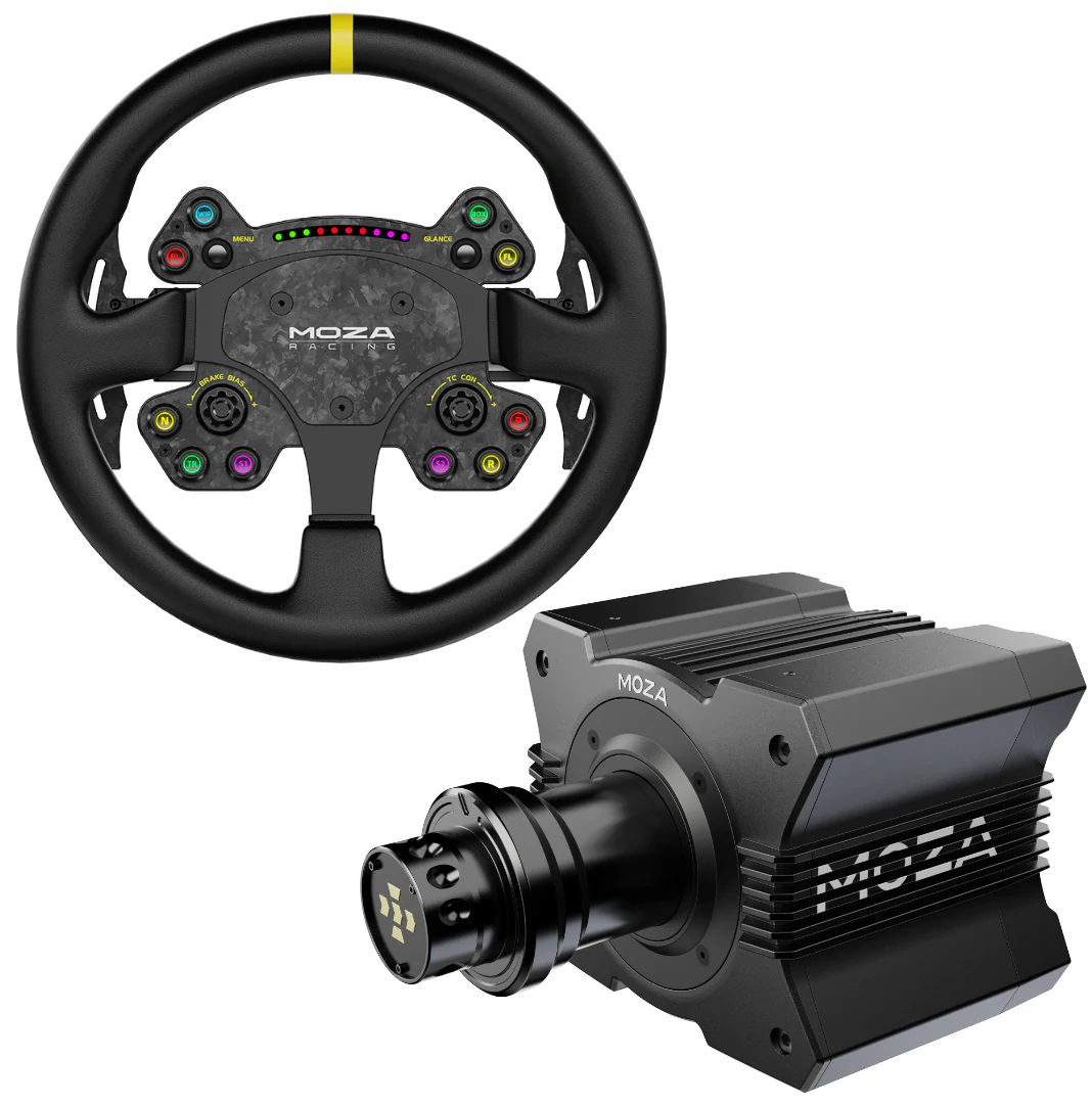 MOZA R9 V3 con RS V2