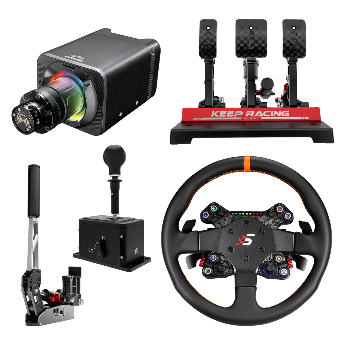 Simagic Alpha EVO 12Nm con Neo X-330T, P1000-RS, DS-8X y TB-RS