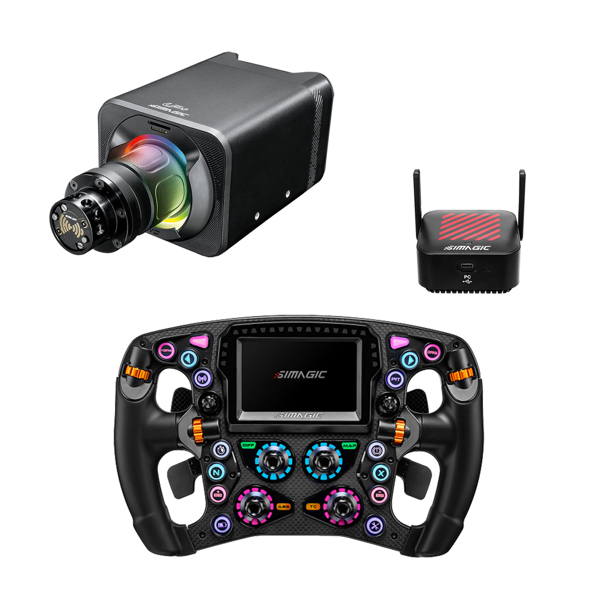 Simagic Alpha EVO 12Nm con ZEUS Formula y MagicDash 4