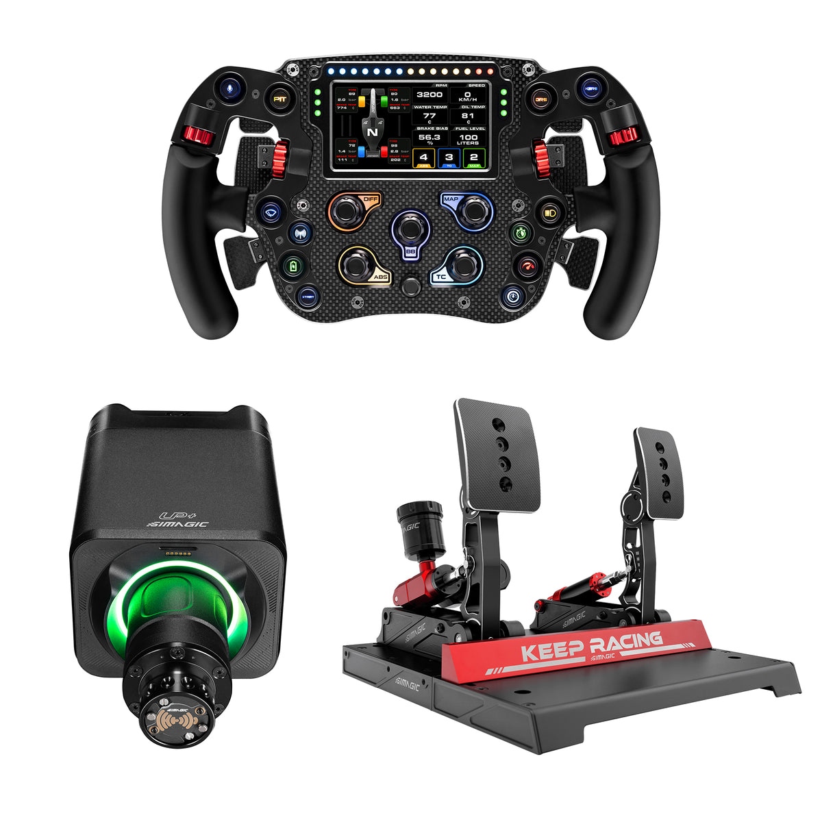 Simagic Alpha EVO Pro 18Nm con FX Pro y P1000-FRS