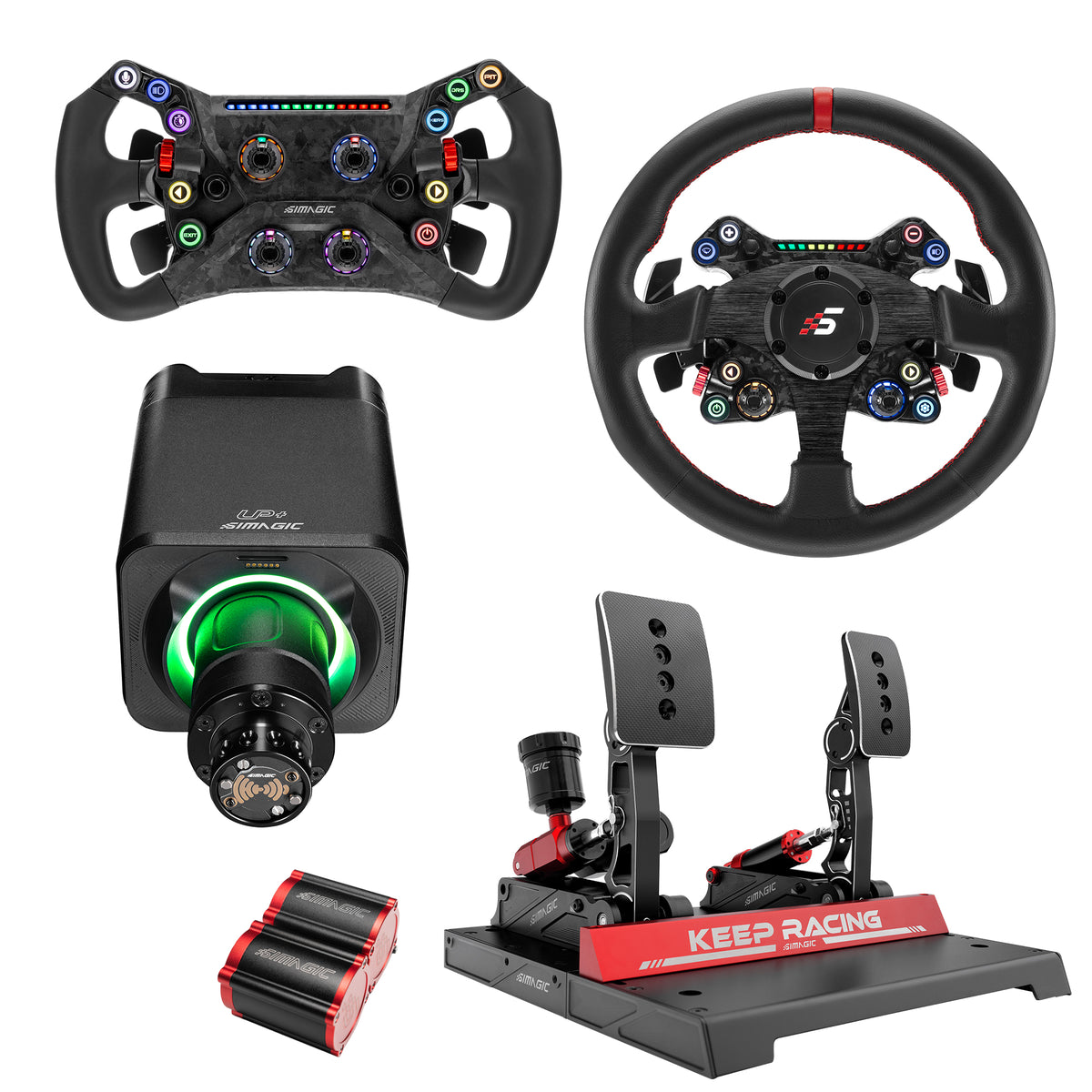 Simagic Alpha EVO Pro 18Nm con Neo X-330R, GT Neo, P1000-FRS y 2 P-HPR