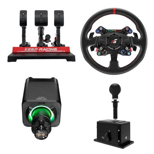 Simagic Alpha EVO Pro 18Nm con Neo X-330R, P1000-RS y DS-8X