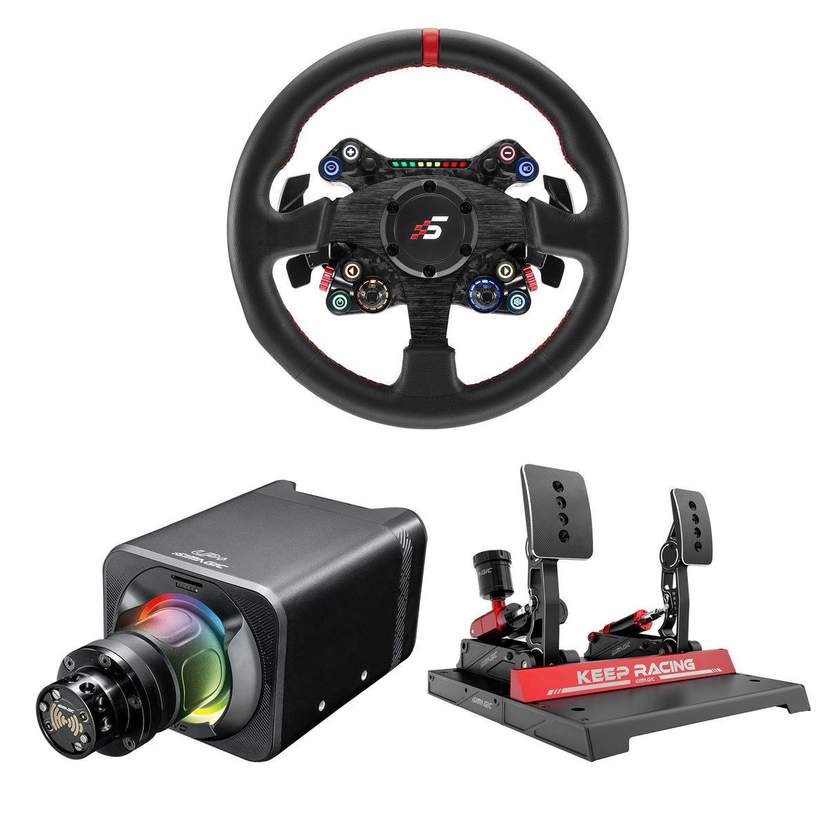 Simagic Alpha EVO Sport 9Nm con Neo X-330R y P1000-FRS