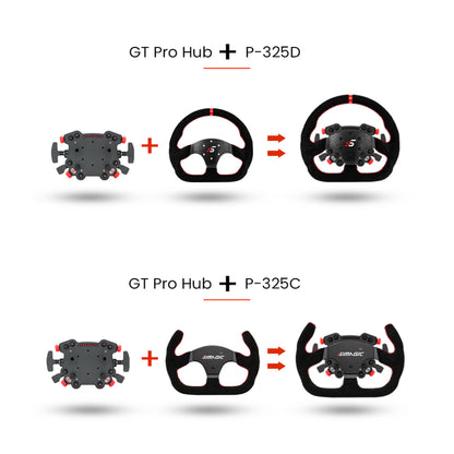 Simagic GT Pro Hub & P-325D (Suede)